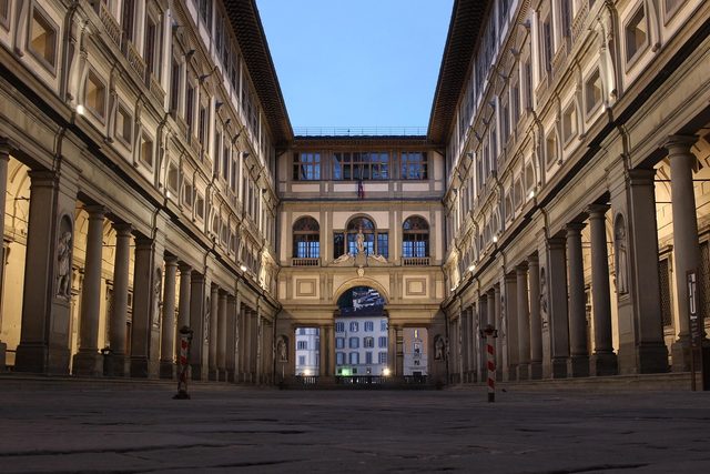 A private after-hours hour at the Uffizi, Florence