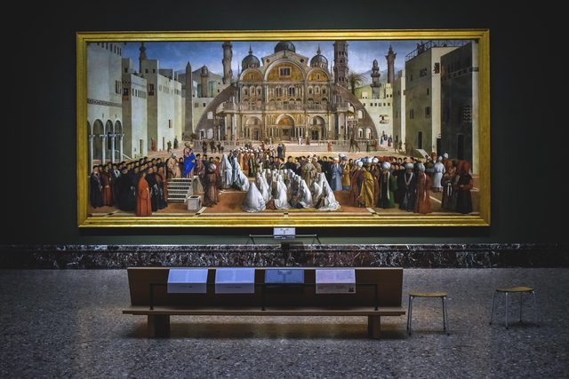 A great museum, after the public leaves