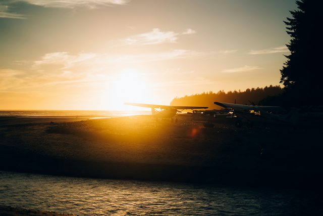 A coast reached only by floatplane