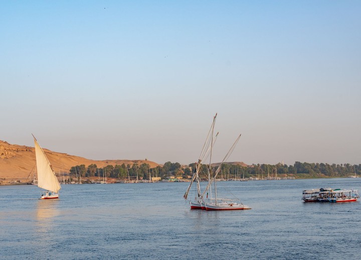 The Dahabiya from Aswan