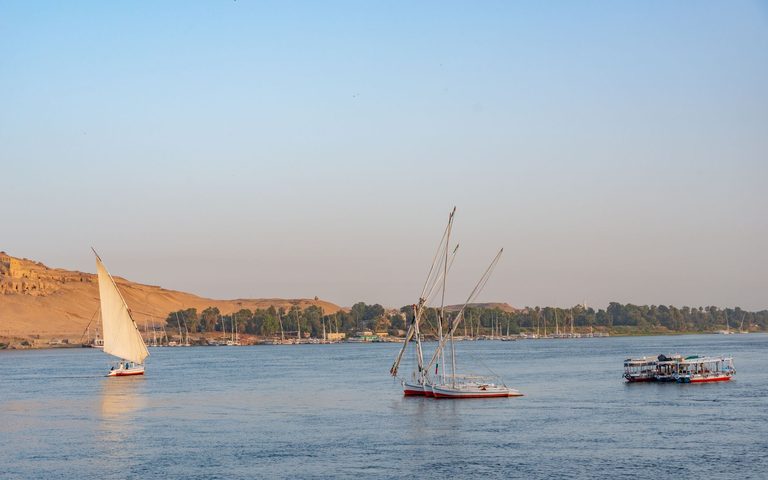 The Dahabiya from Aswan