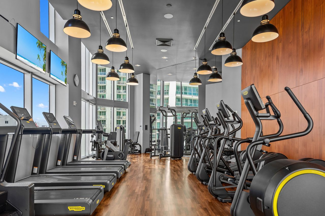 The residents' fitness centre