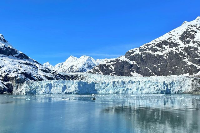 A Glacier Calving at the Bow