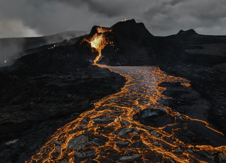 Volcano & Lava Fields