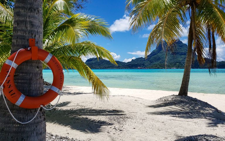 Bora Bora en la Estación Seca