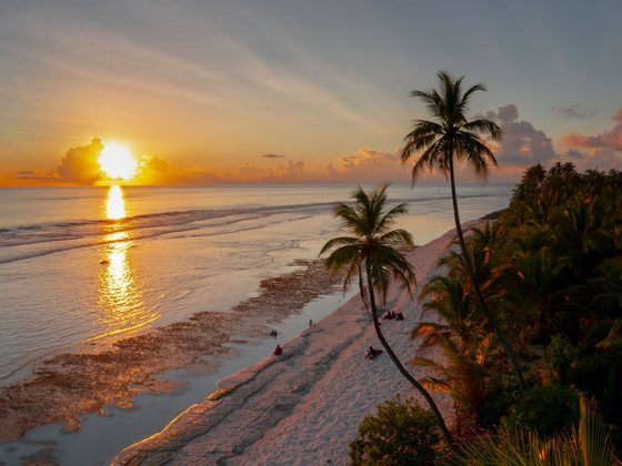 Winter Sun in the Maldives