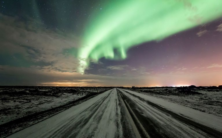 The Northern Lights over Iceland