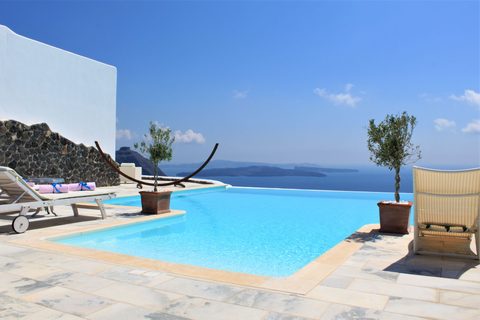 A Private Villa in Santorini