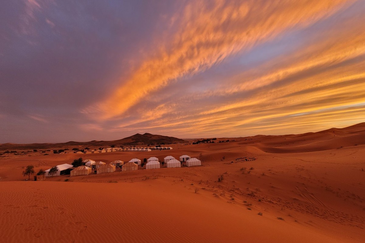 The Sahara at Dusk