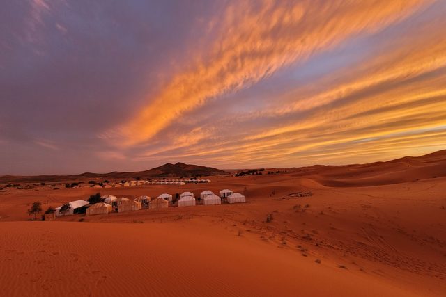El Sahara al Atardecer
