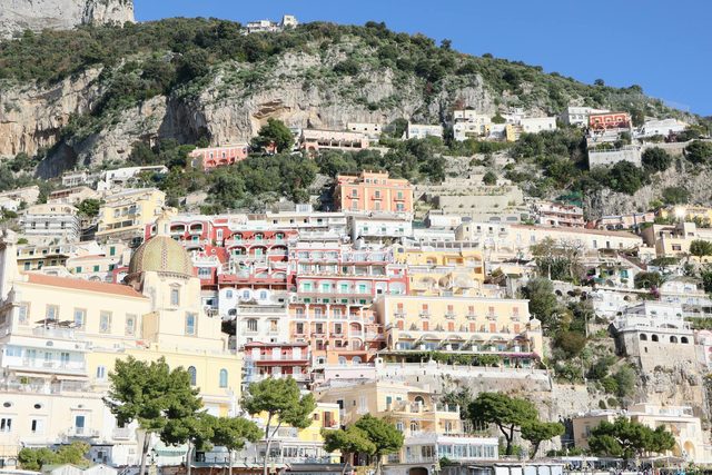 A villa above Positano