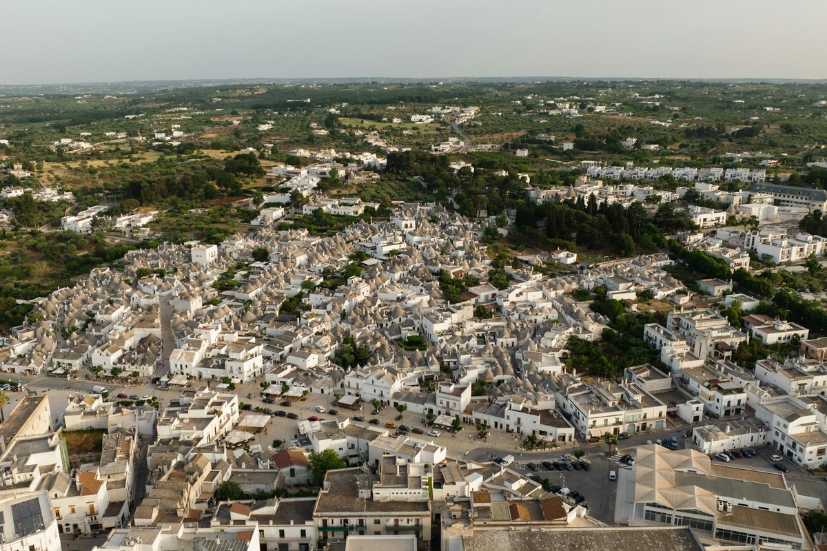 Alberobello at dusk