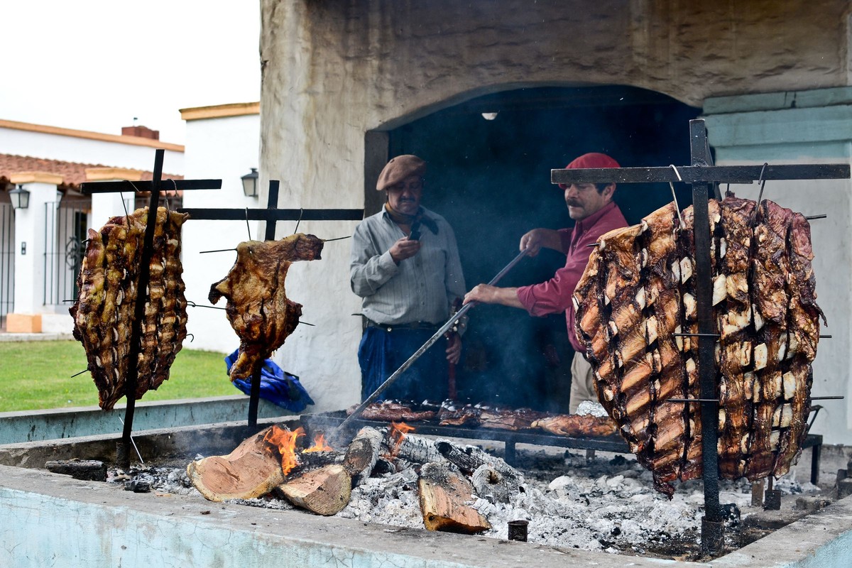 A Patagonian asado with the gaucho family