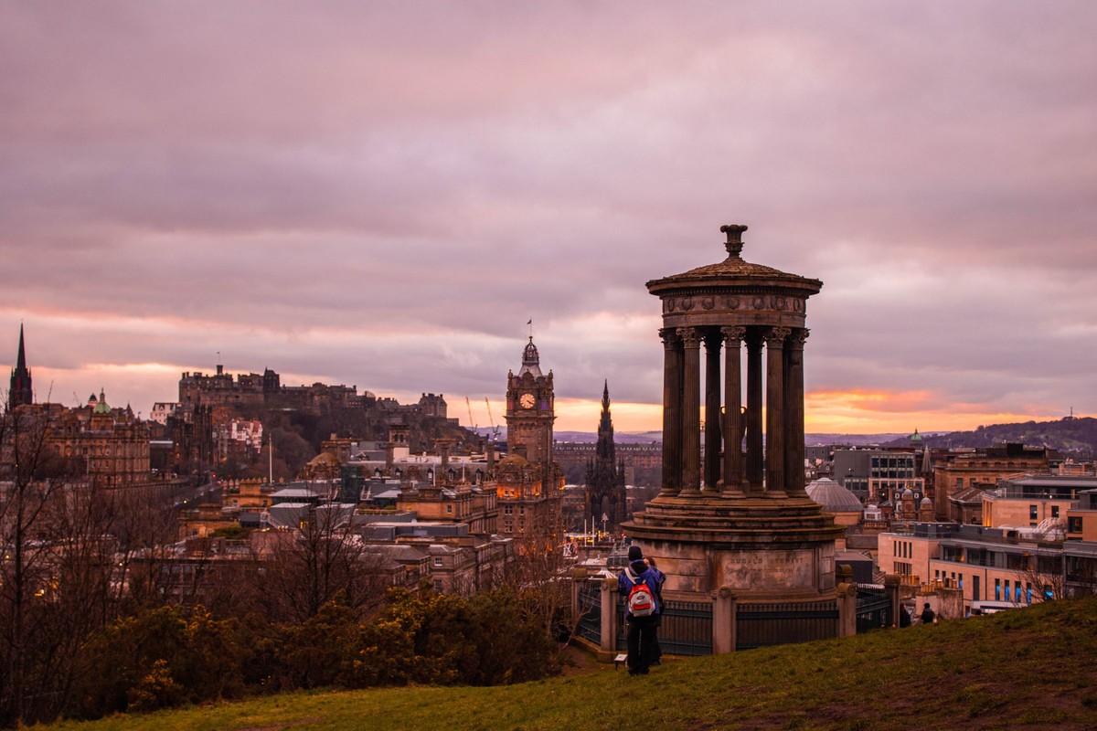 A dusk walk on Calton Hill with the city's historian