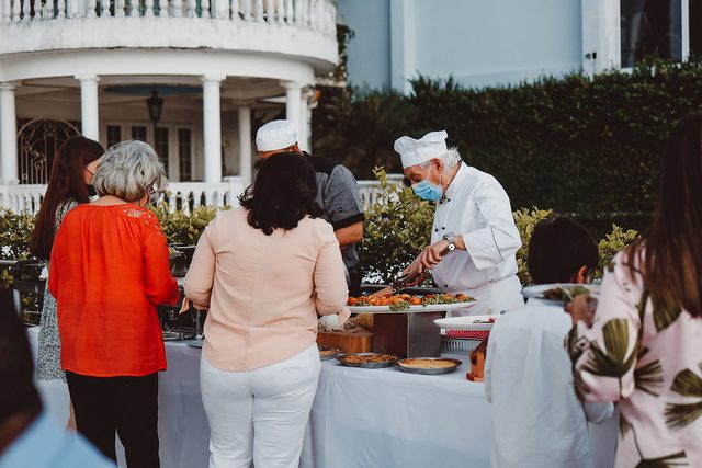 A private chef's table in Oranjestad
