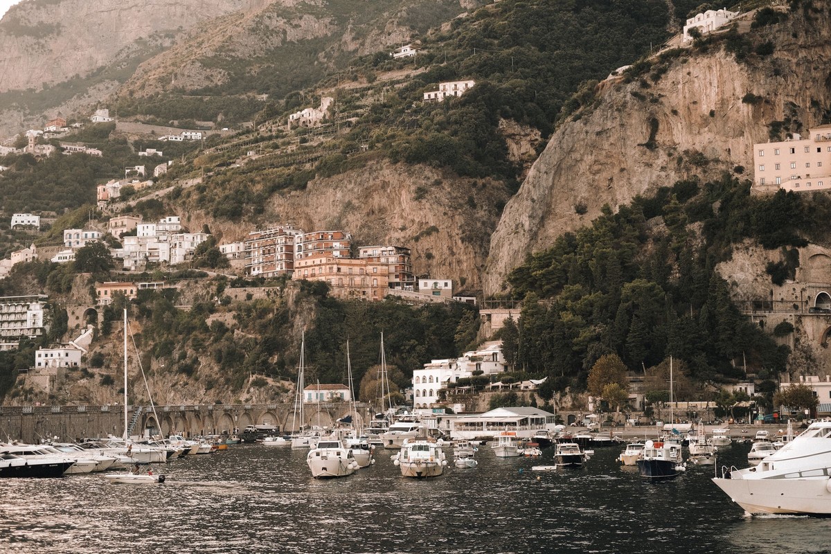 A yacht on the Côte d'Azur