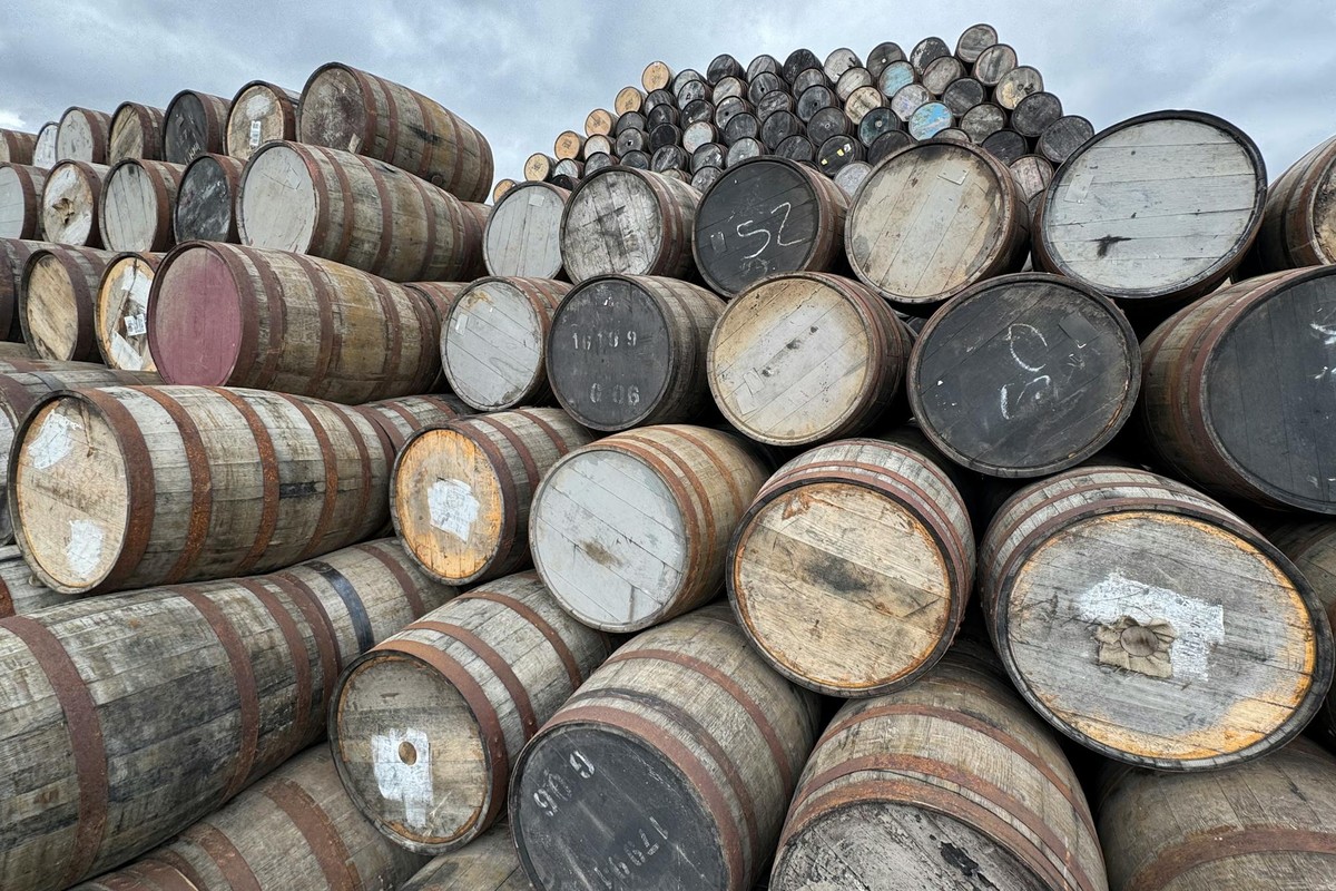 A whisky blending in a private warehouse
