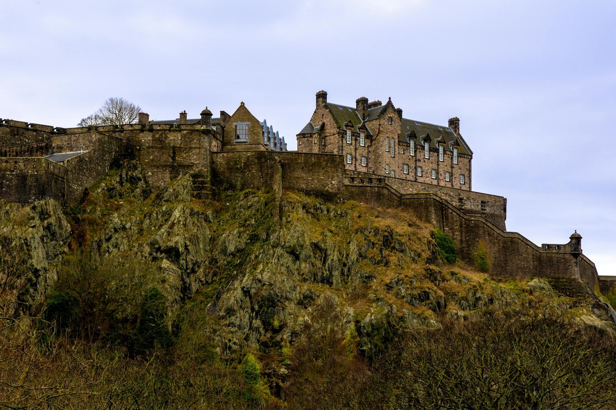 Edinburgh Castle at first light