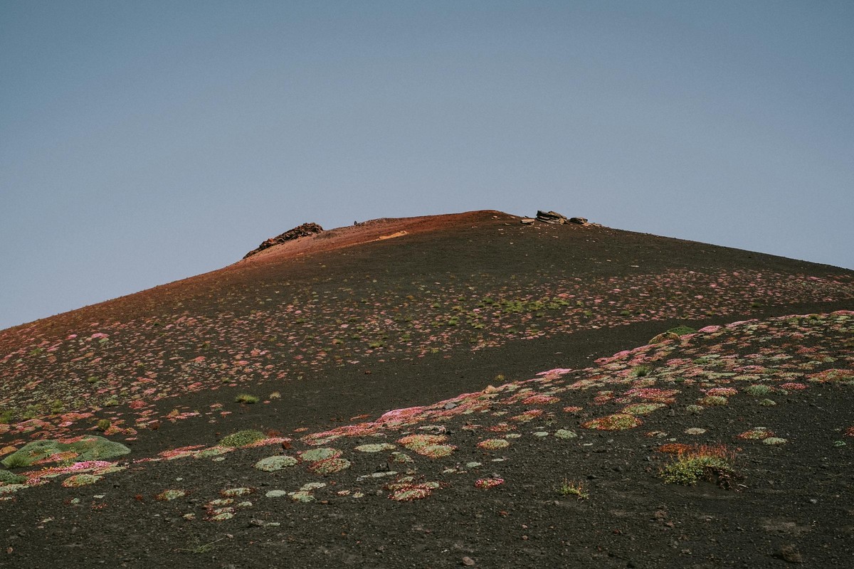 Etna at sunrise, on foot