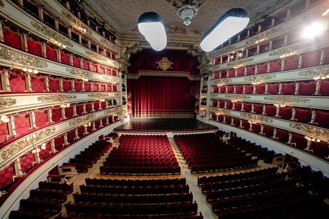 La Scala para el ensayo general