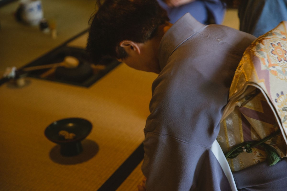 A tea master's private ceremony in a machiya