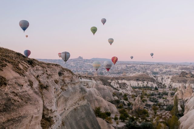 Globos sobre Capadocia