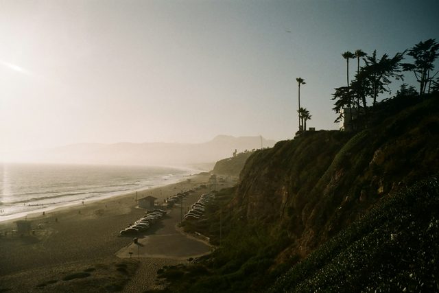 The Pacific Coast at golden hour