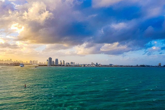 A yacht day off Miami